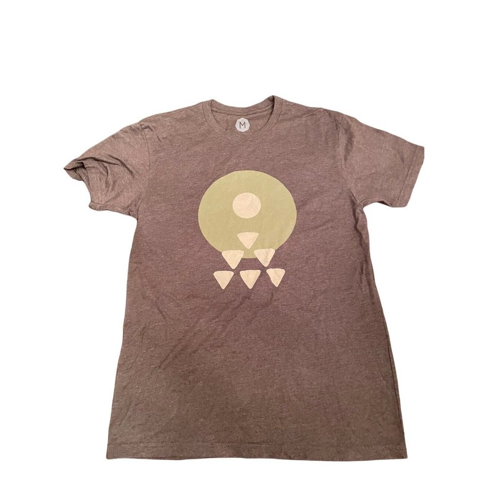 Wohven T Shirt Mens Size M Pullover Crew Neck short sleeve Brown